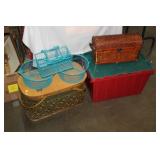 PICNIC BASKETS, METAL BASKETS, TOTE, ETC.