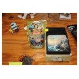 METAL COCA COLA TIN, THOMAS KINKADE COASTERS