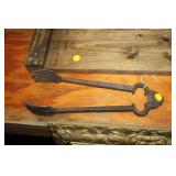 VINTAGE METAL TONGS