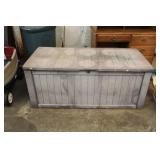 LARGE OUTDOOR STORAGE CHEST, 60X28X24"