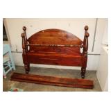 FULL SIZE CEDAR BED WITH RAILS