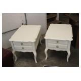 PAIR OF END TABLES, 21X31X22"
