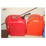 TWO 5 GALLON GAS CANS