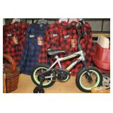 KIDS BICYCLE WITH TRAINING WHEELS