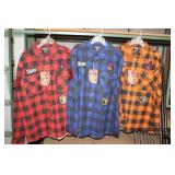THREE NEW TOOL JEANS SHIRTS, 2XL AND XL