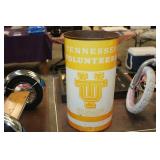 TENNESSEE VOLS METAL GARBAGE CAN
