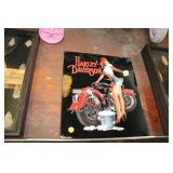 HARLEY DAVIDSON EMBOSSED METAL SIGN