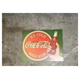 COCA COLA METAL SIGN