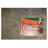 COCA COLA METAL SIGN