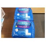 TWO PACKS OF FITRIGHT ULTRA UNDERWEAR, LARGE
