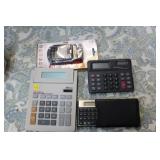 FOUR CALCULATORS