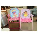 TWO DORA KIDS CHAIRS
