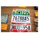 THREE ALABAMA TAGS