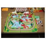 TOY TOWN SET WITH CARS AND ACCESSORIES