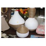 THREE LARGE VASES