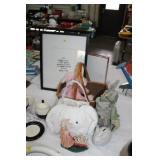 LOT OF DECOR, RABBITS, ETC.