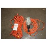 EXTENSION CORDS, WORK LIGHT