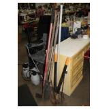 LOT OF YARD TOOLS