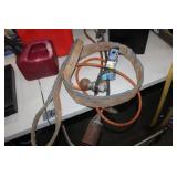 PROPANE TORCH, TRAILER HITCH, LIFTING SLING