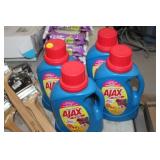 FOUR CONTAINERS OF AJAX DETERGENT