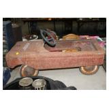 VINTAGE METAL PEDAL CAR