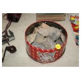TIN OF ARROWHEADS