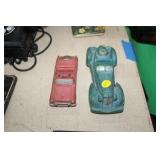2 VINTAGE TOY CARS