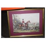FRAMED FOX HUNT PRINT