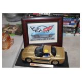 CORVETTE COLLECTOR CAR & PRINT