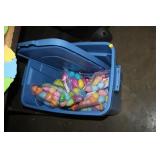 TOTE OF EASTER EGGS