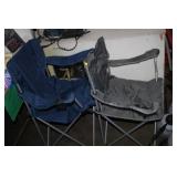 2 OUTDOOR FOLDING CHAIRS