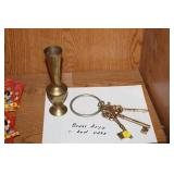 BRASS KEYS & VASE