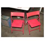 2 KIDS FOLDING CHAIRS