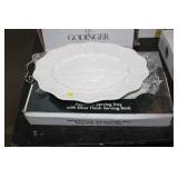 GODINGER SERVING TRAY WITH STAND\
