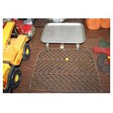 ALUMINUM TRAY,CAST IRON GRATE