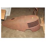 VINAGE DAVID BRADLEY METAL TRACTOR HOOD