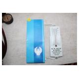 DELAP & SONS FLINTVILLE TN METAL THERMOMETER