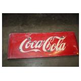 METAL COCA COLA SIGN, 16X43