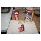 COKE COLLECTIBLES & CRACKER JACK TIN