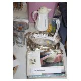 SILVER PLATE TRAYS,FULL SHEET,CARAFE