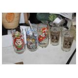 COLLECTOR GLASSES,COKE,MCDONALDS,ETC