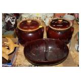MARCREST BOWL & HULL BEAN POTS