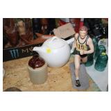 MCCOY TEA POT,MINI CROCK & STATUE