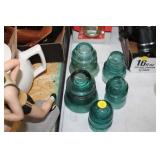 VINTAGE GLASS INSULATORS