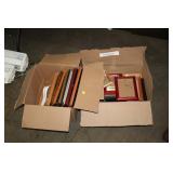 2 BOXES OF FRAMES