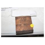 VINTAGE JACK DANIELS PRINTING PLATE