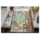 WOODEN LETTER BLOCKS