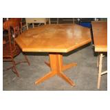 DINING TABLE, 42" & 18" LEAF