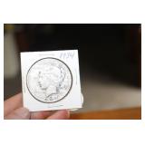 1934 SILVER PEACE DOLLAR