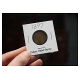 1897 INDIAN HEAD PENNY